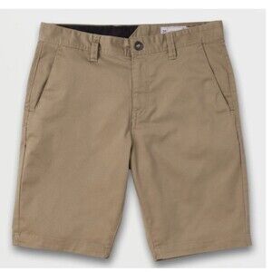 Volcom Men's Frickin Modern Stretch Chino Shorts 38 Skater Surf Coastal Outdoor
